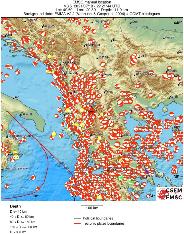 Regional moment Tensor