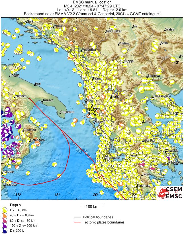 Regional moment Tensor