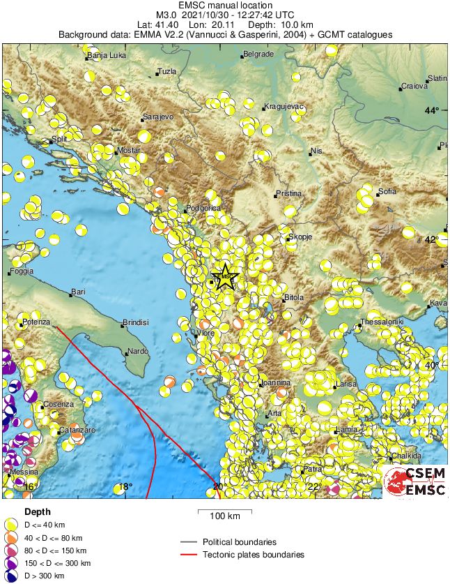 Regional moment Tensor