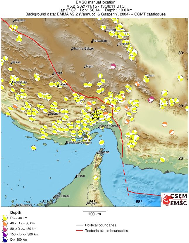 Regional moment Tensor