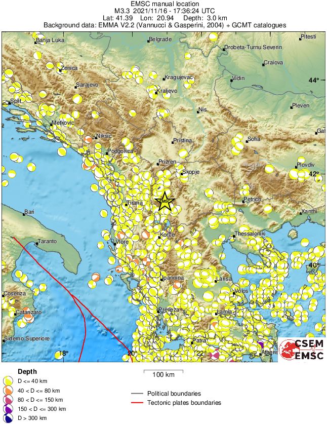 Regional moment Tensor