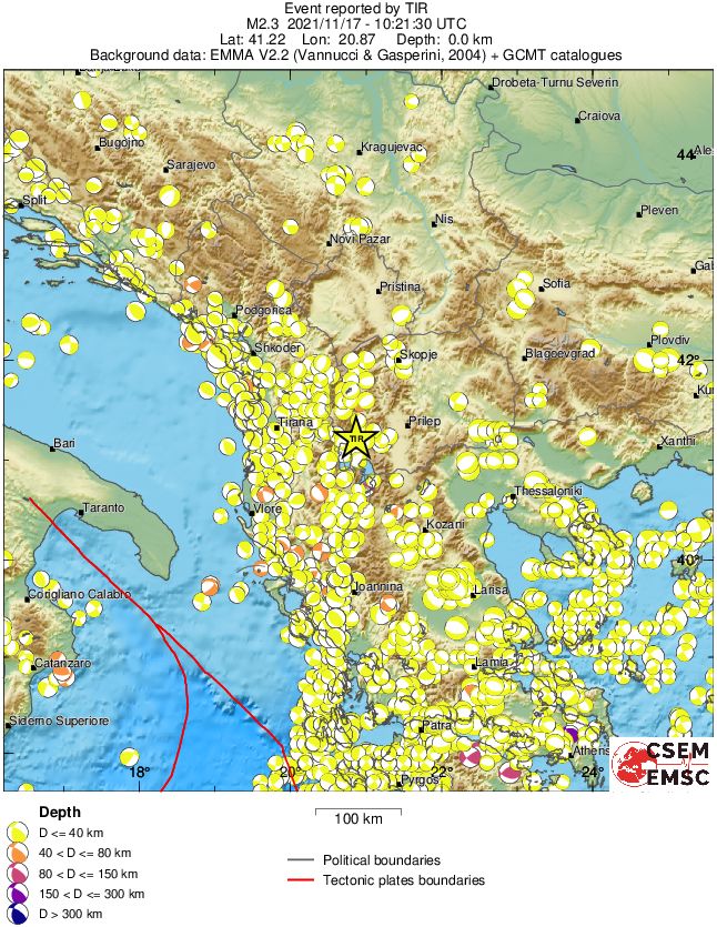 Regional moment Tensor