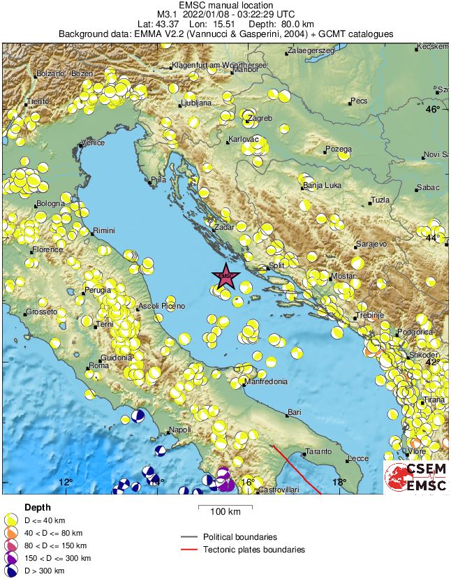 Regional moment Tensor