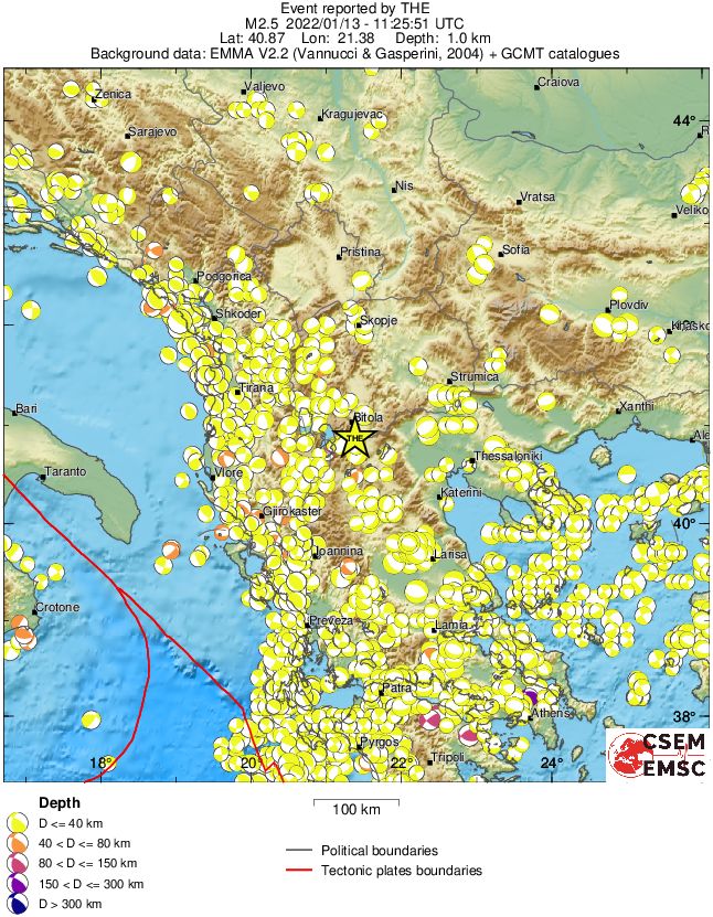Regional moment Tensor