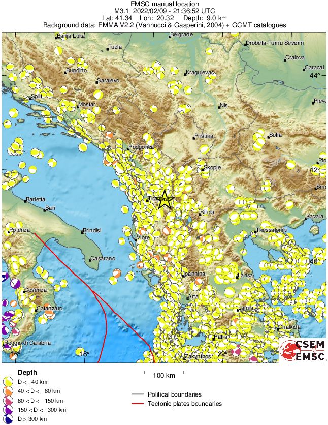 Regional moment Tensor