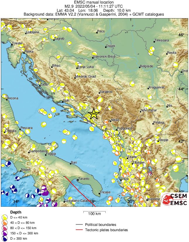 Regional moment Tensor