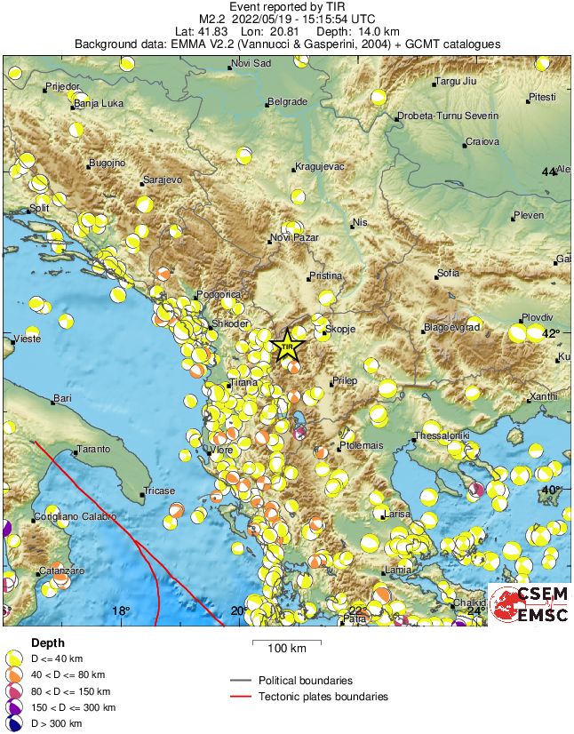 Regional moment Tensor