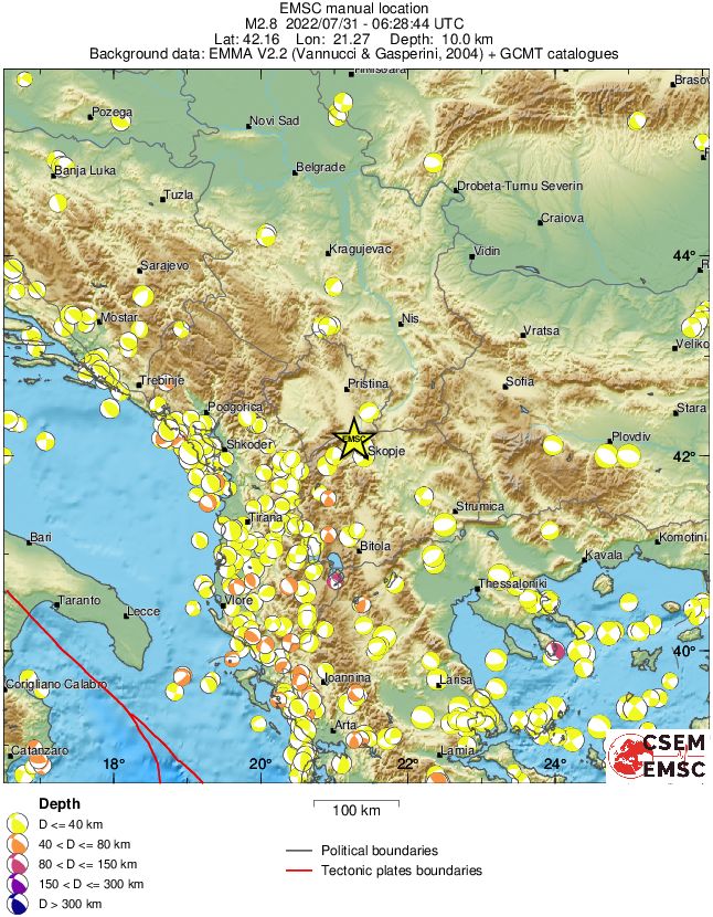 Regional moment Tensor