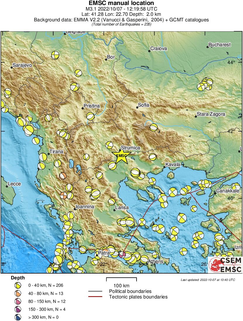 Regional moment Tensor