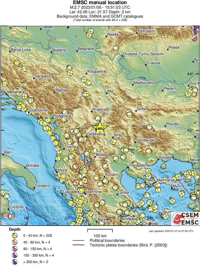 Regional moment Tensor