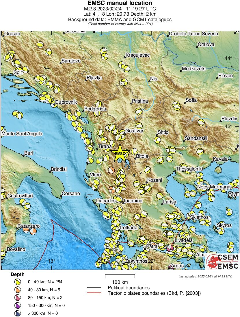 Regional moment Tensor