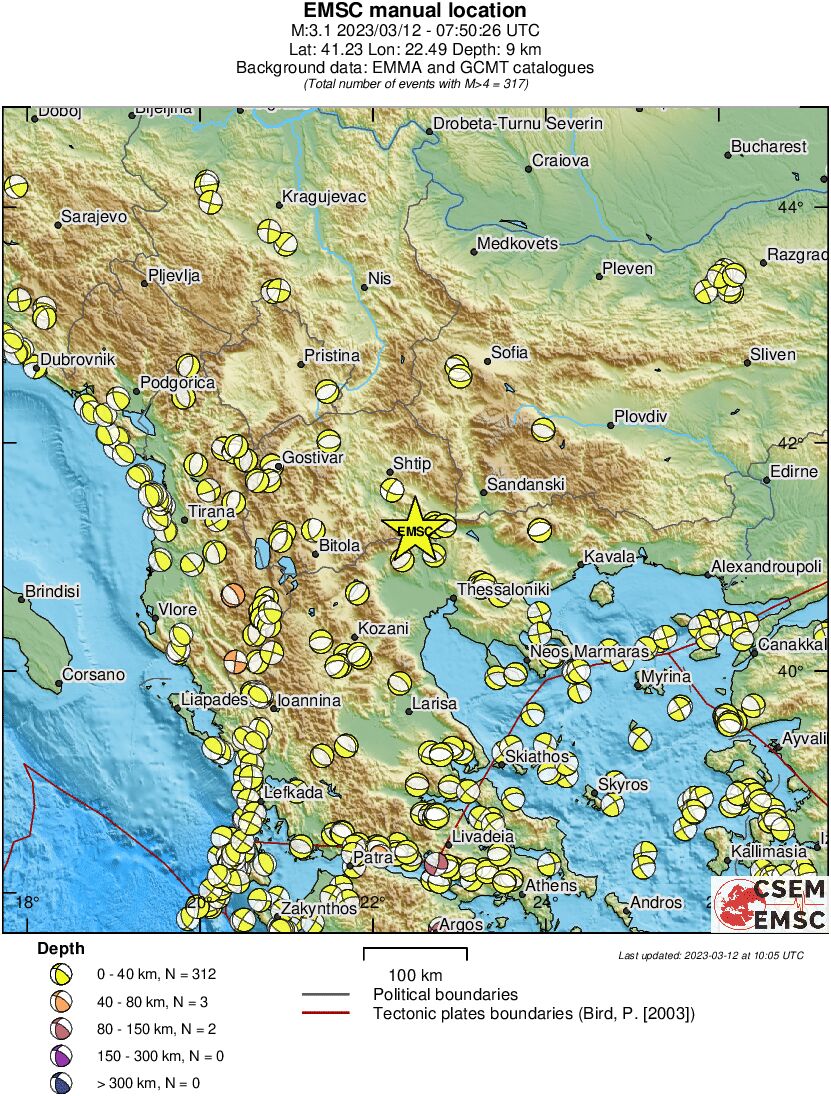 Regional moment Tensor