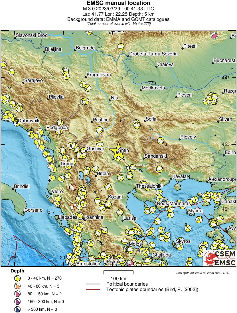Regional moment Tensor
