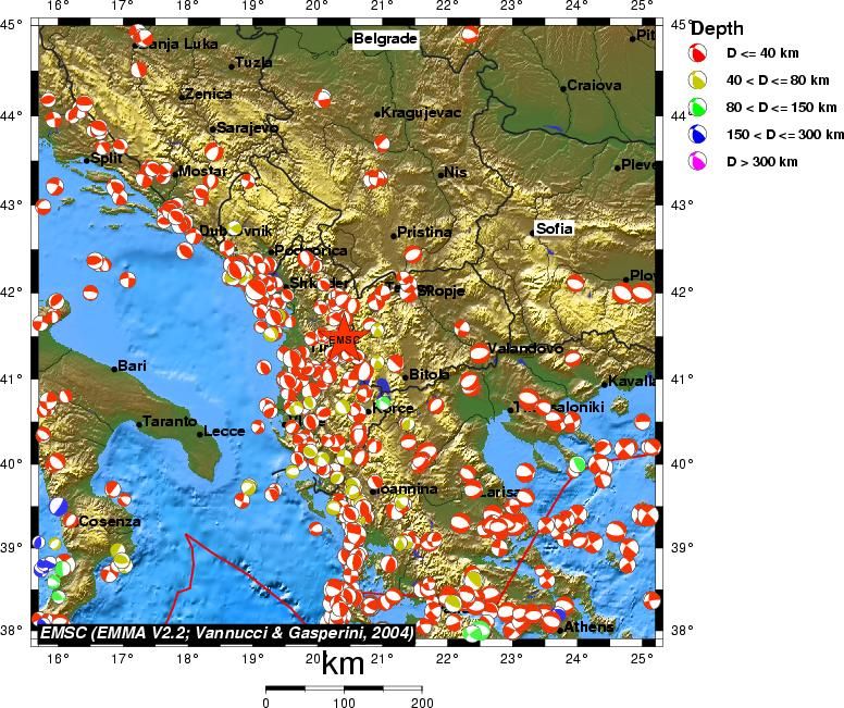 Regional moment Tensor