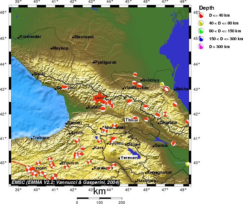 Regional moment Tensor