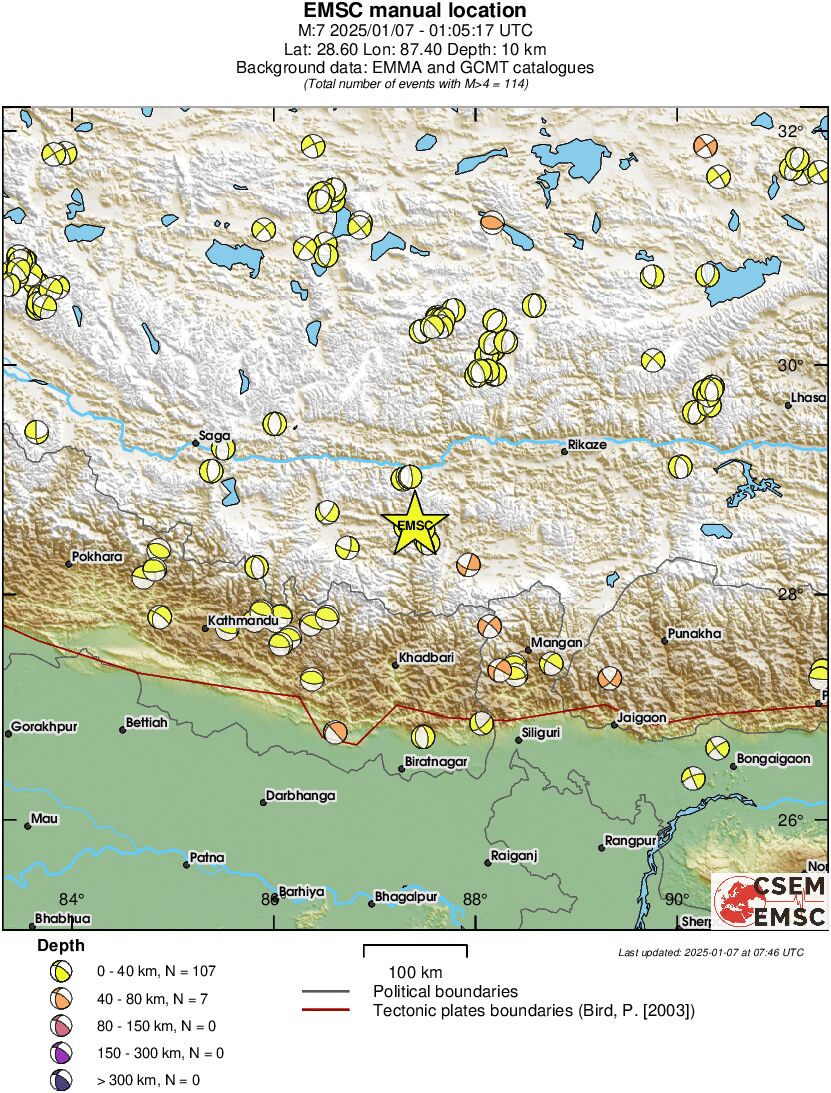 Regional moment Tensor