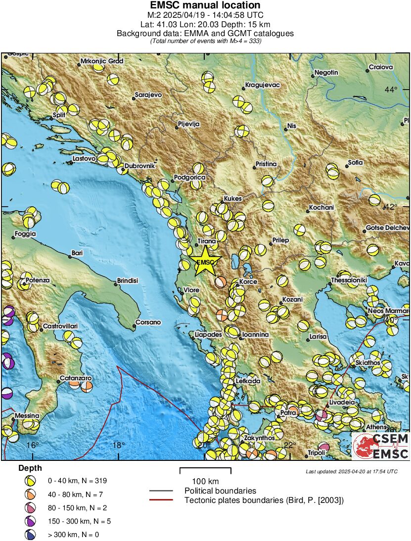 Regional moment Tensor