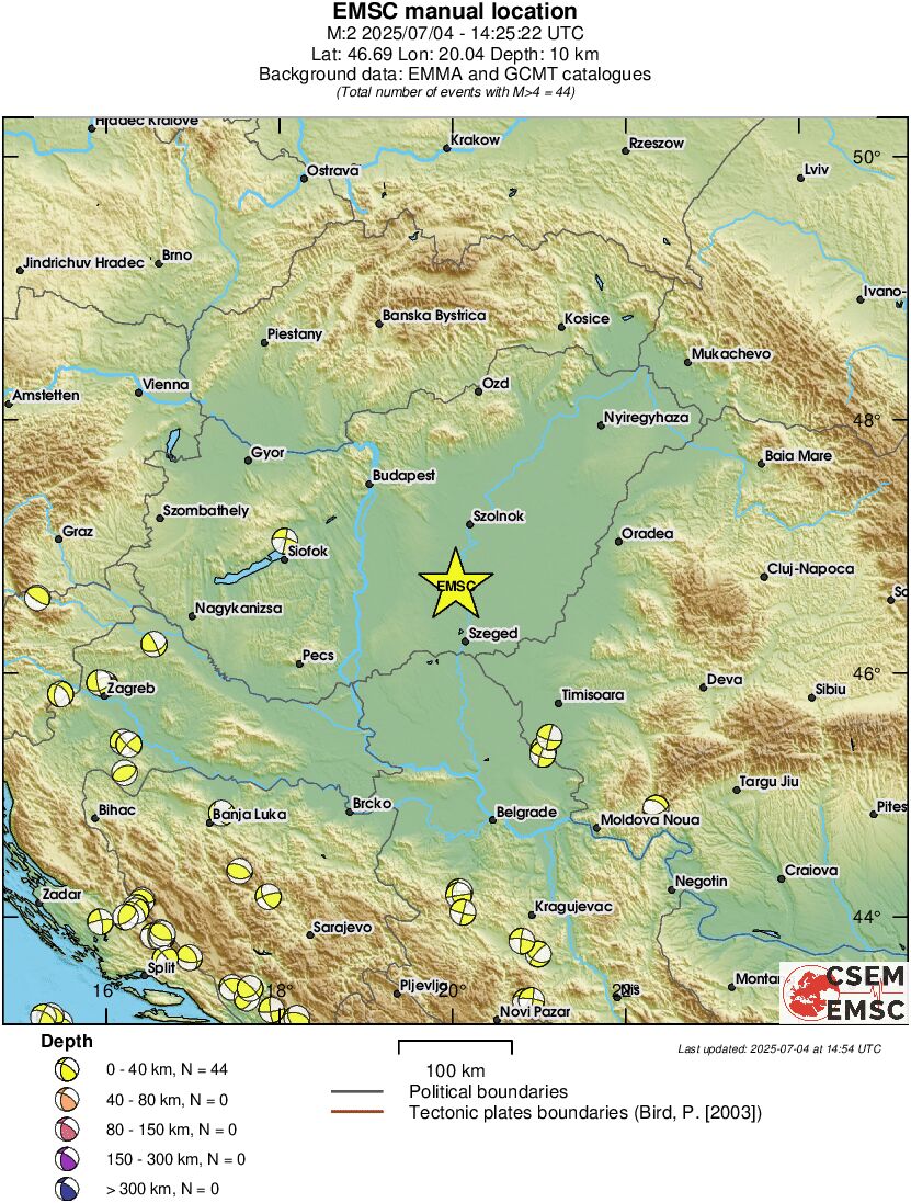 Regional moment Tensor