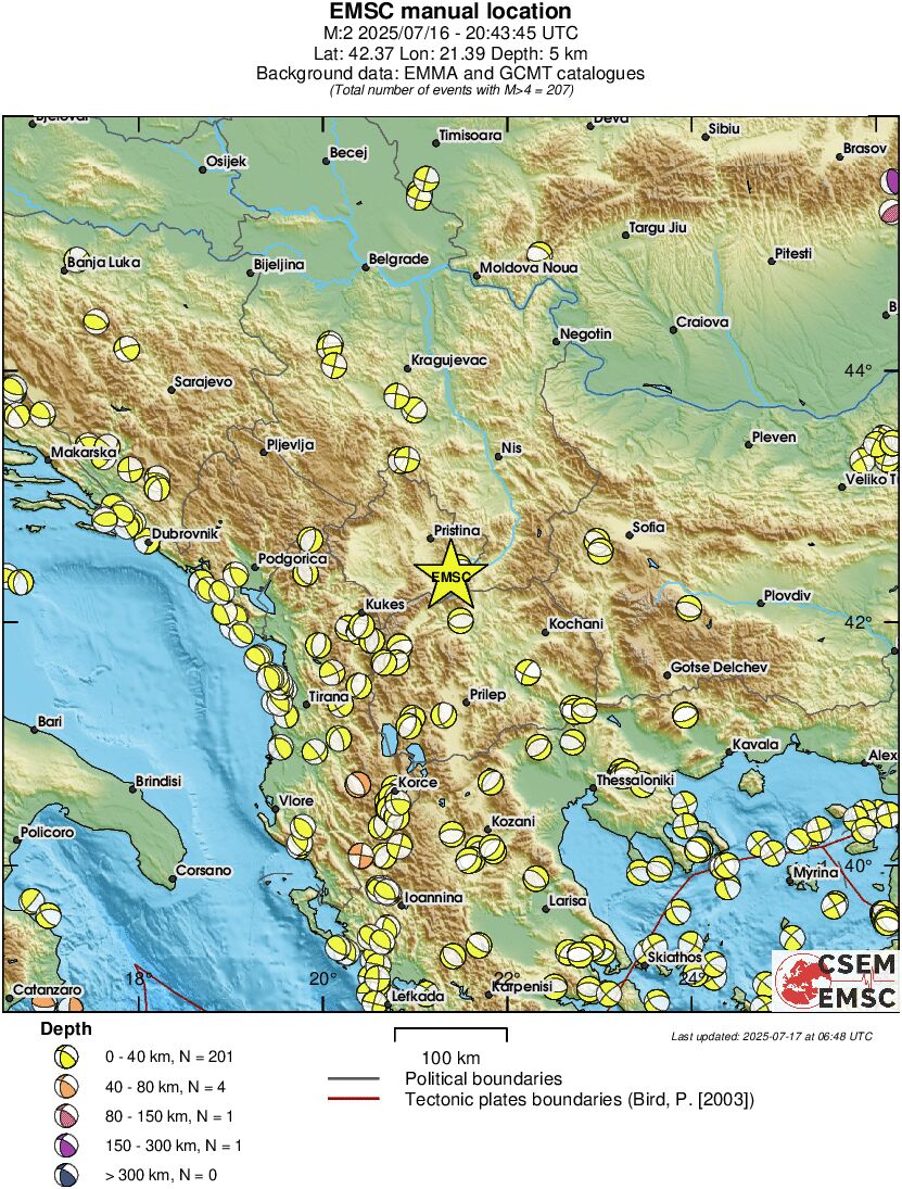 Regional moment Tensor