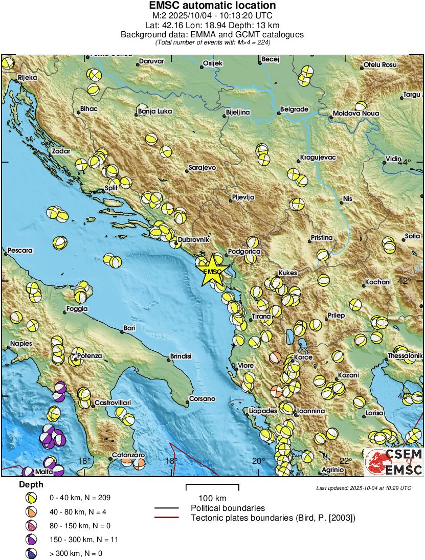 Regional moment Tensor