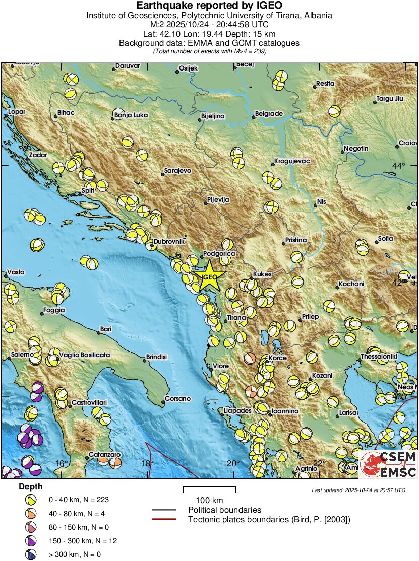 Regional moment Tensor