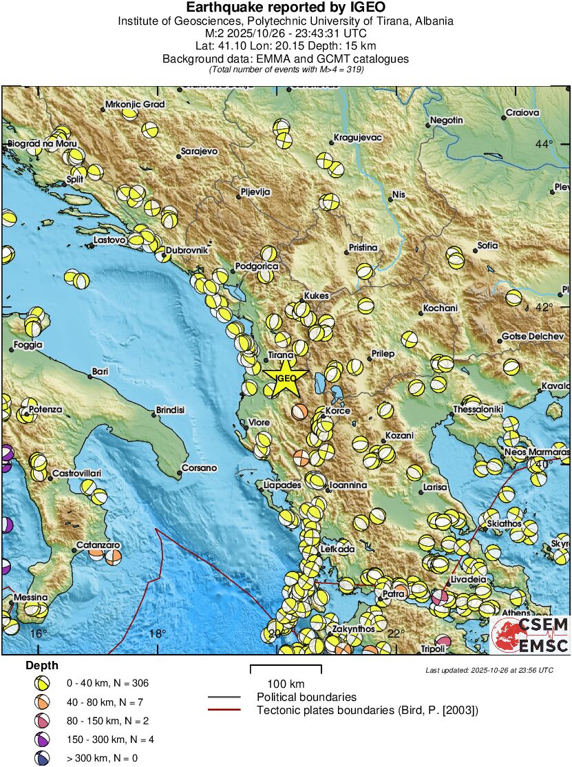Regional moment Tensor
