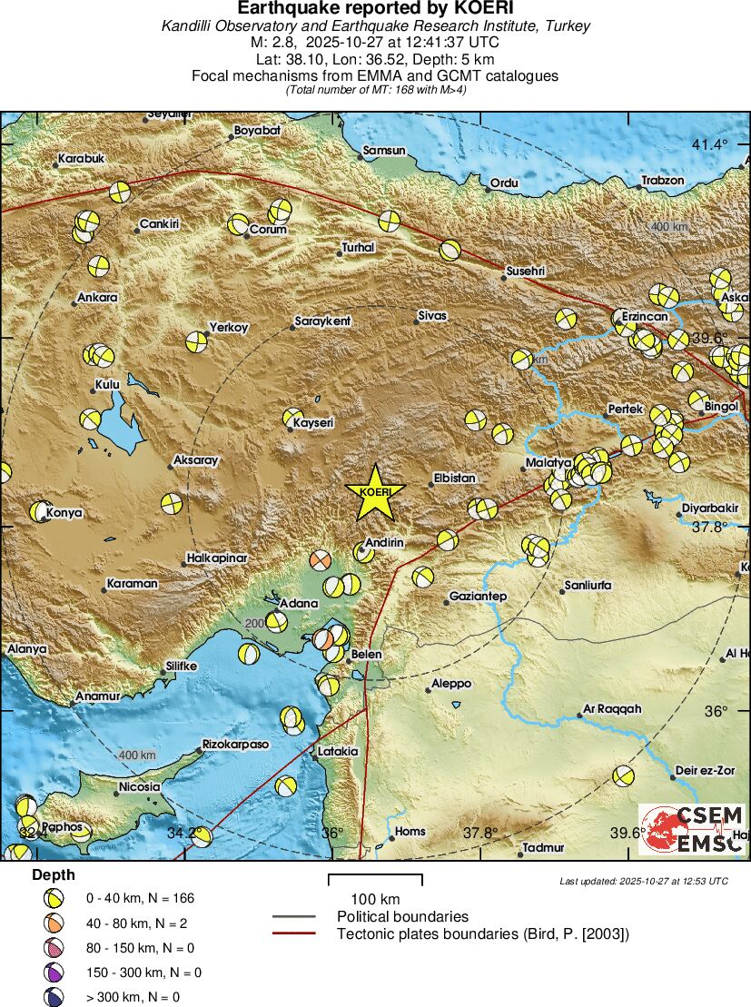 Regional moment Tensor