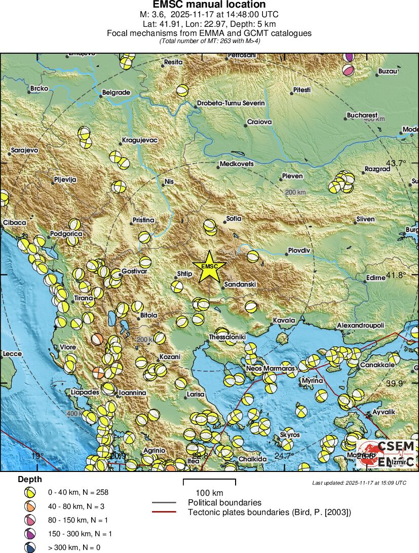 Regional moment Tensor
