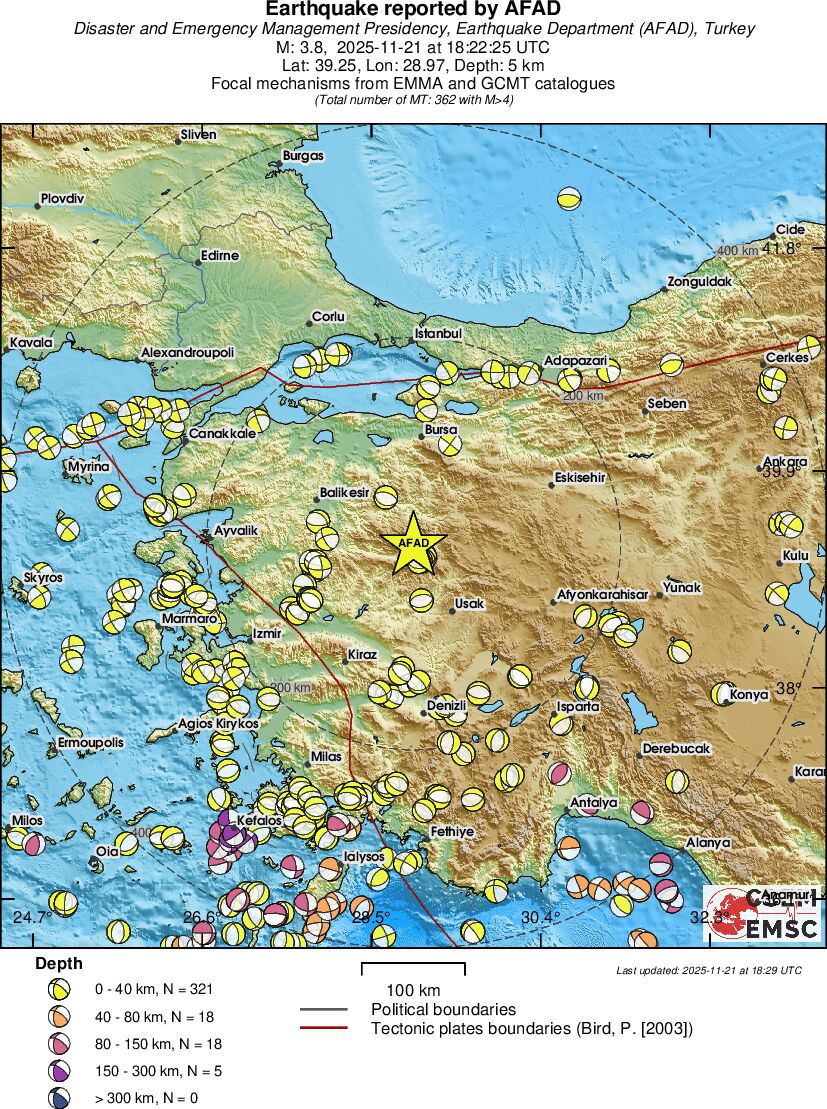 Regional moment Tensor