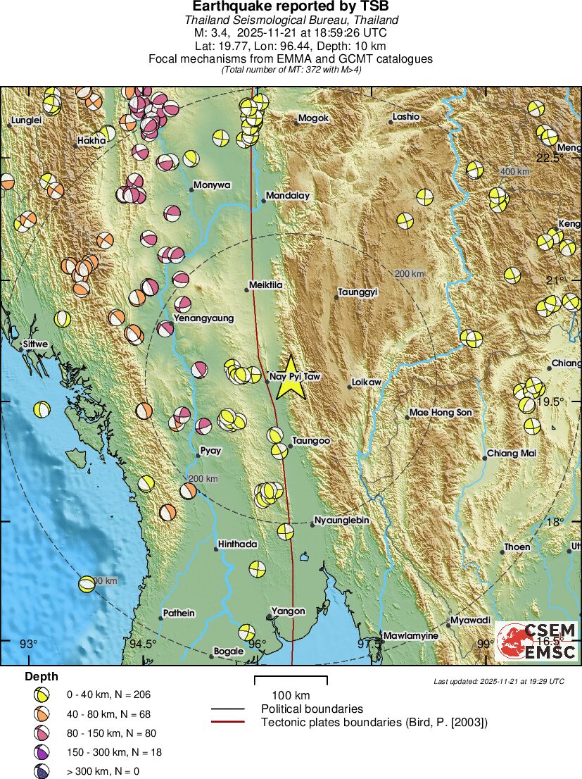 Regional moment Tensor