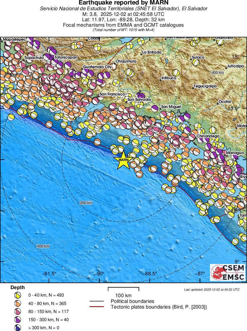 Regional moment Tensor