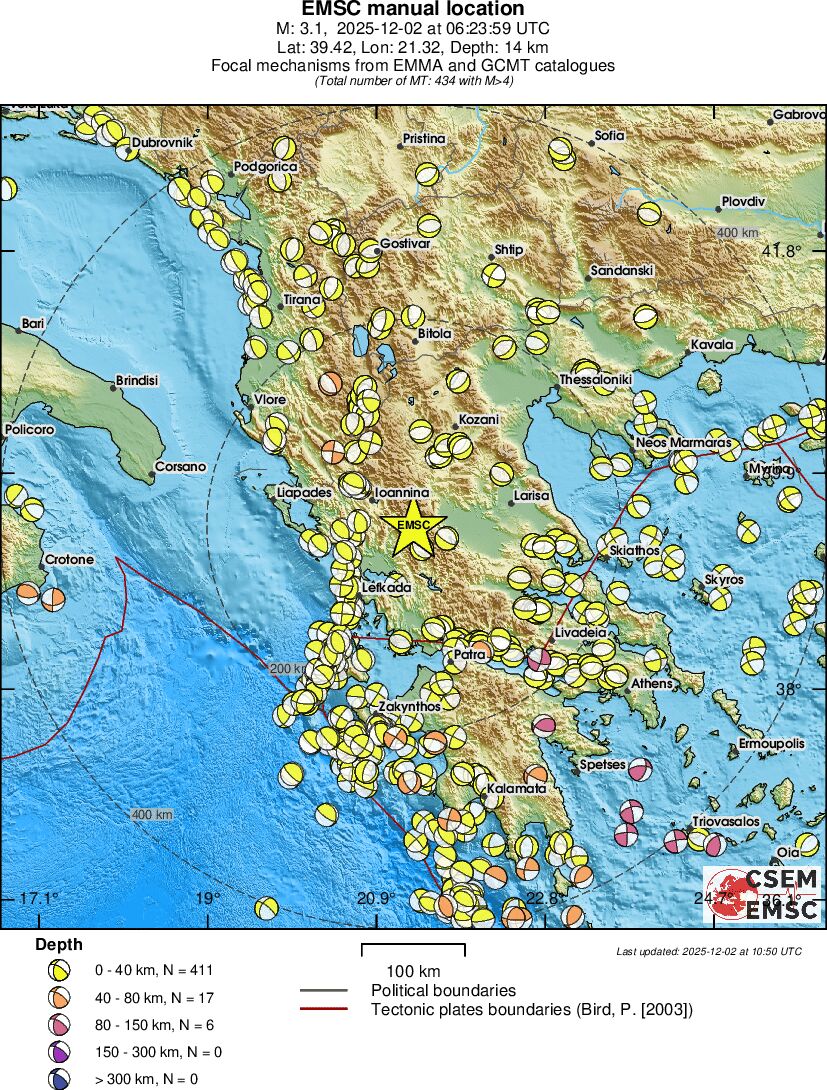Regional moment Tensor