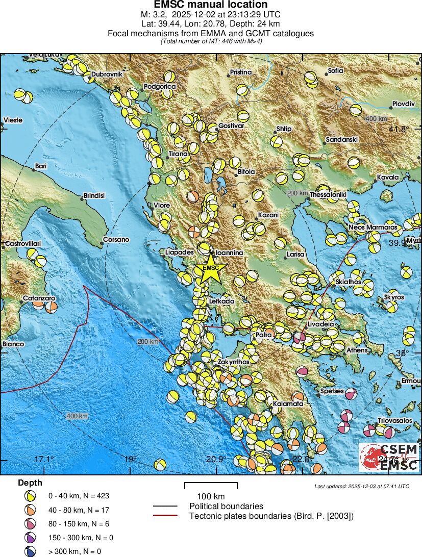 Regional moment Tensor