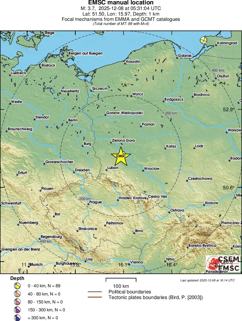 Regional moment Tensor