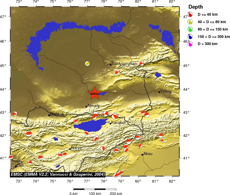 Regional moment Tensor