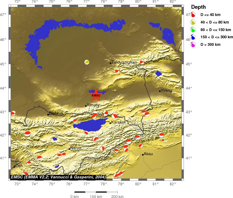 Regional moment Tensor