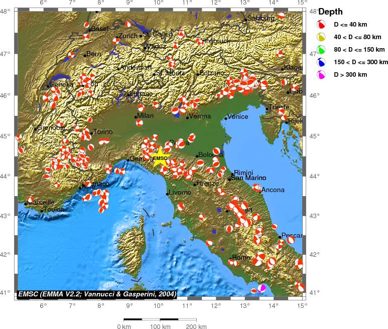 Regional moment Tensor