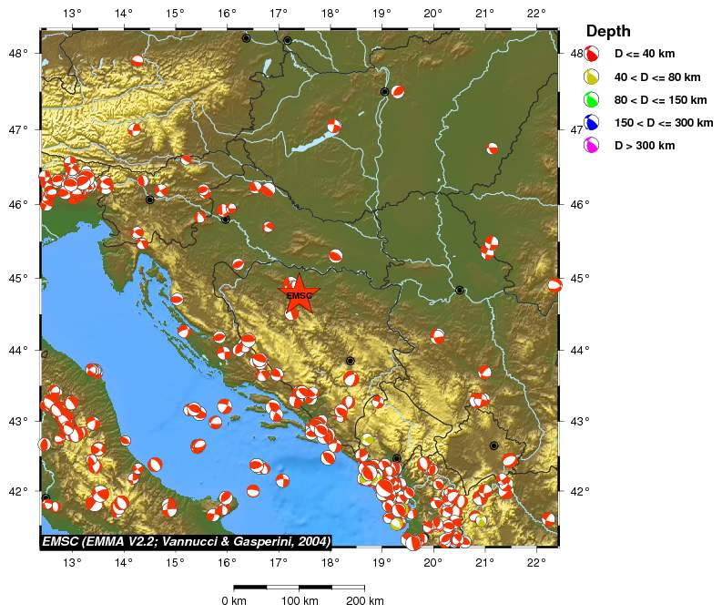 Regional moment Tensor