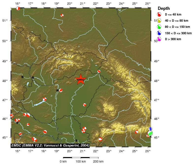 Regional moment Tensor