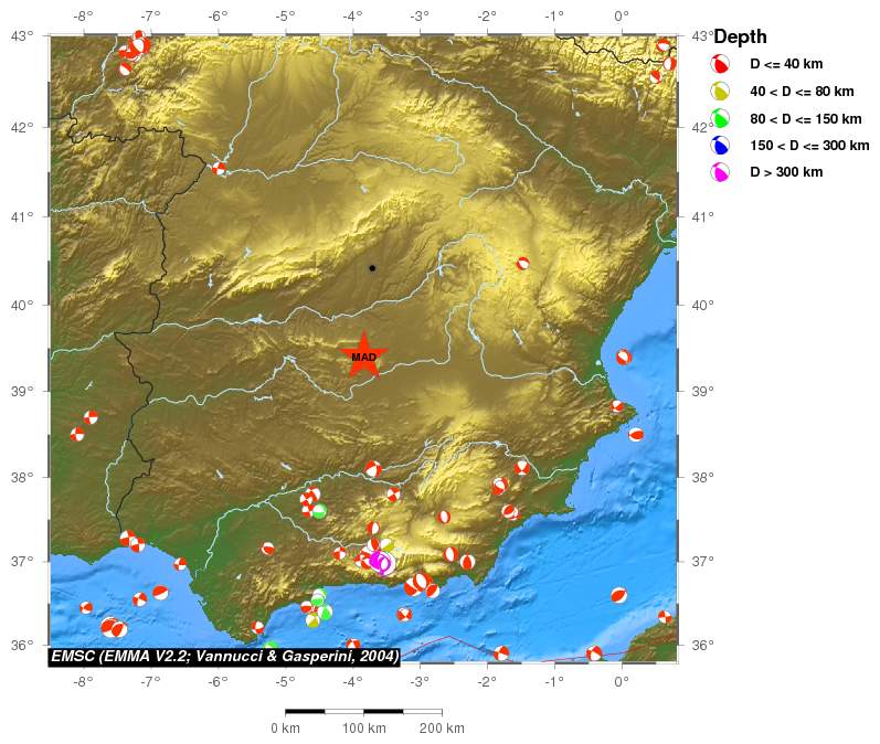 Regional moment Tensor