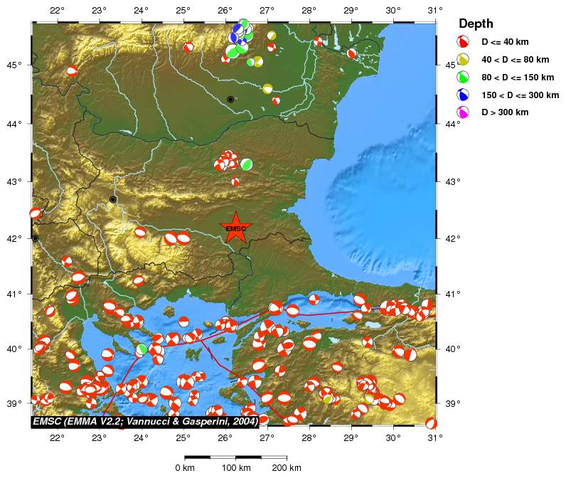 Regional moment Tensor