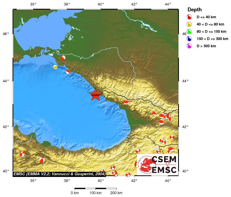 Regional moment Tensor