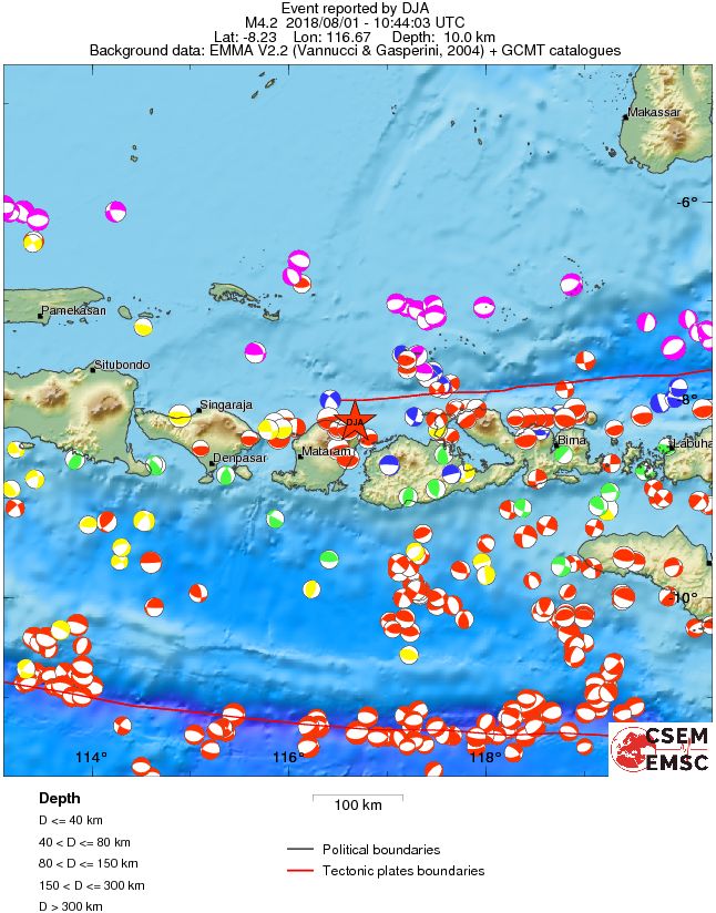 Regional moment Tensor