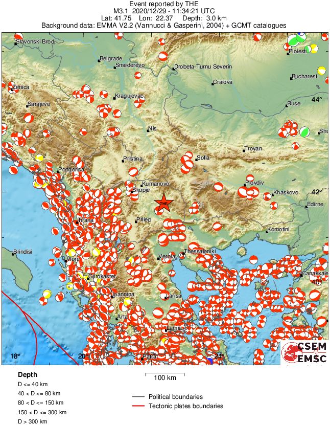 Regional moment Tensor