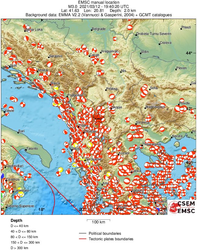 Regional moment Tensor
