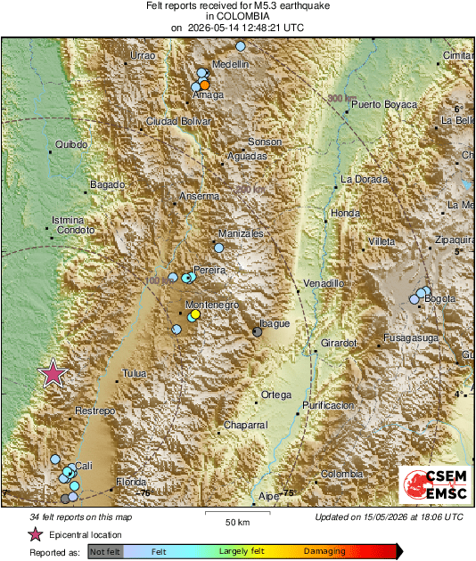intensity map